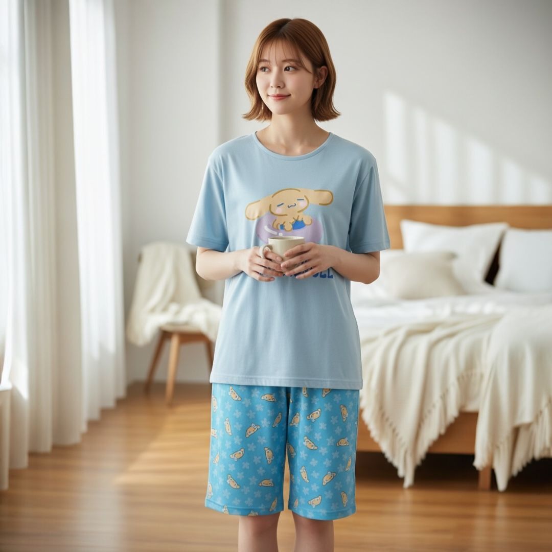 26104-CN Sanrio 玉桂狗 炎夏日燒家居服 #JP-NS26
