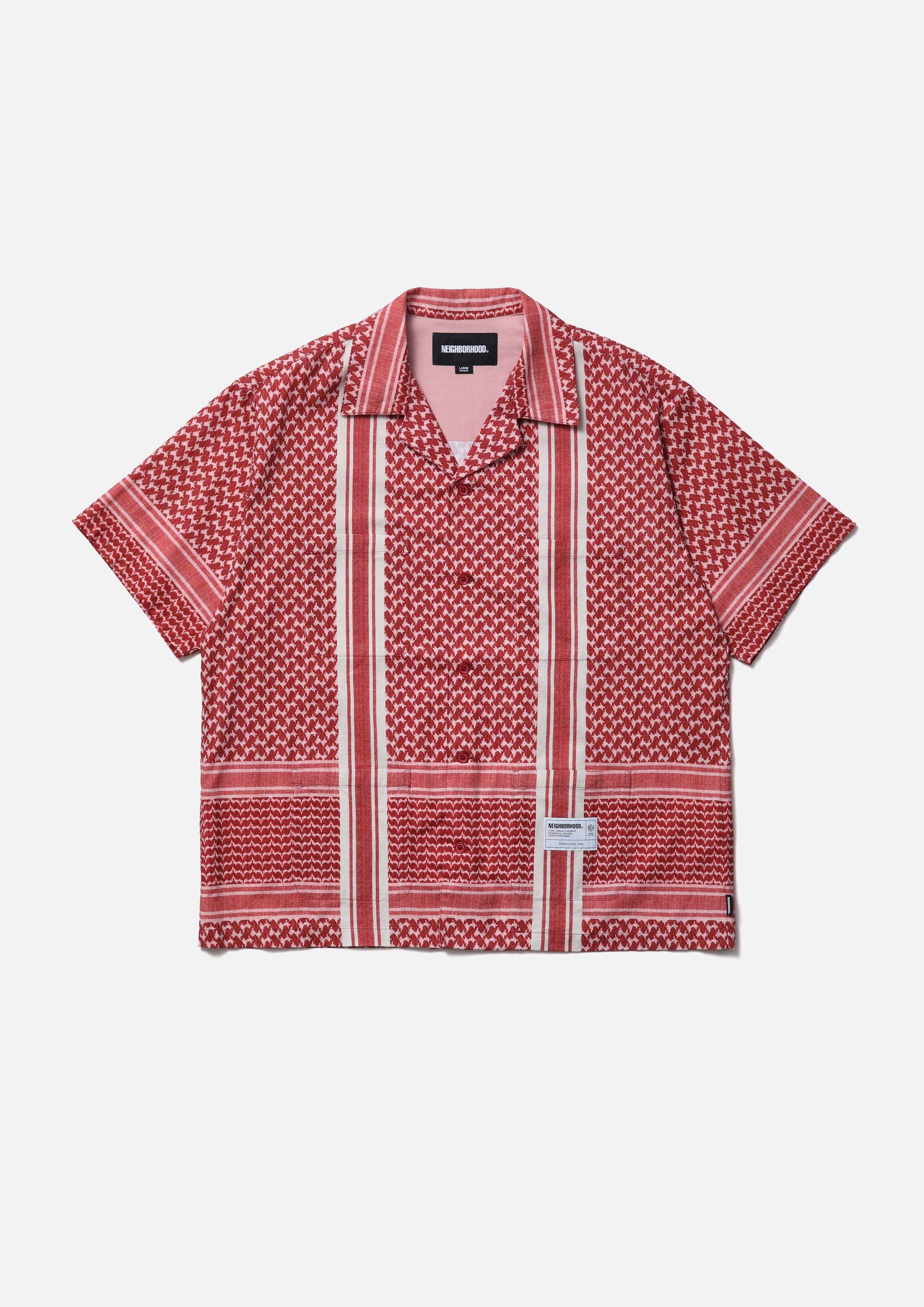 『代購商品』2026SS NEIGHBORHOOD NBHD SHEMAGH PATTERN SHIRT SS 襯衫 261TSNH-SHM12