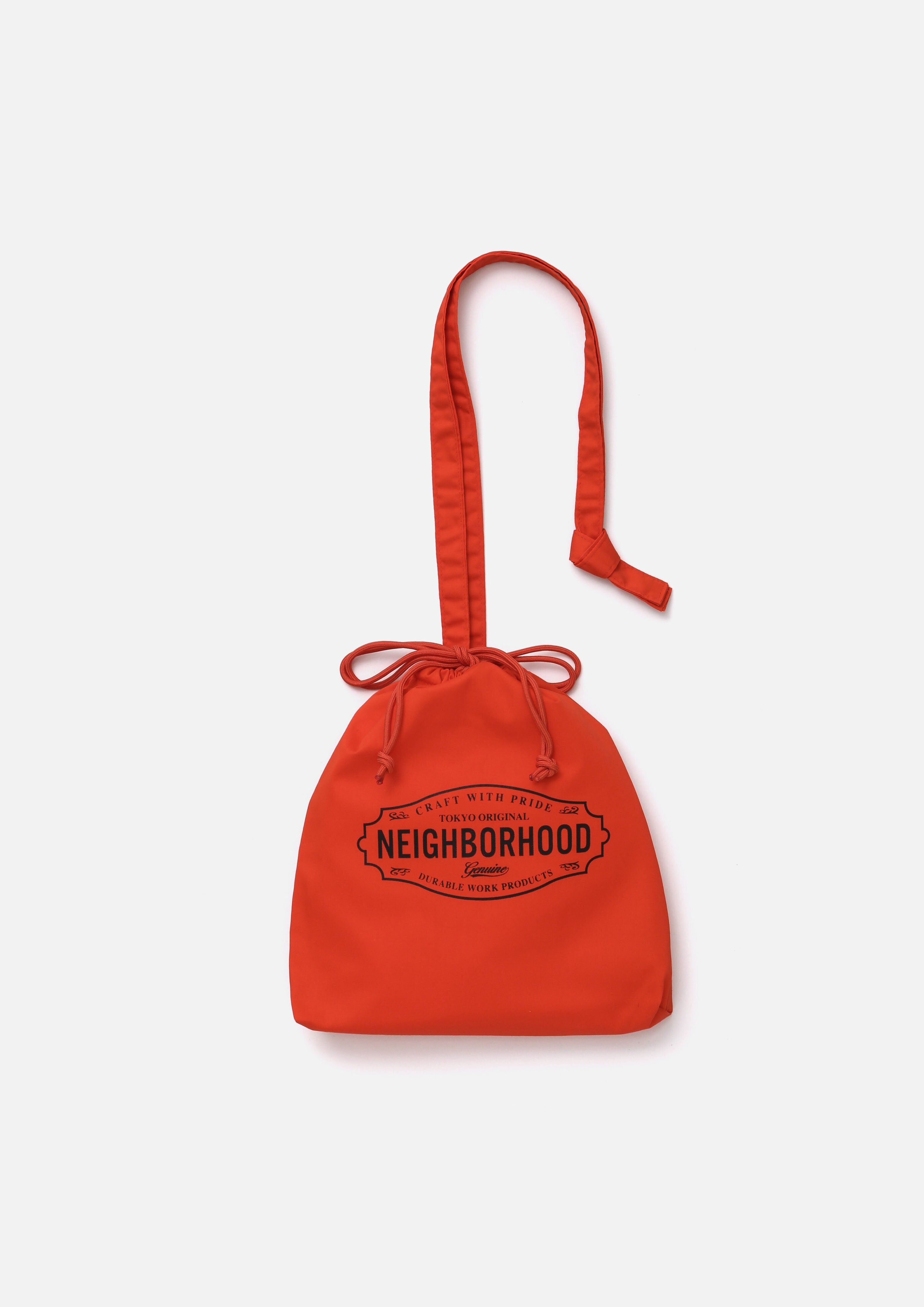 『代購商品』2026SS NEIGHBORHOOD NBHD LOGO DRAWSTRING BAG 包包 261MYNH-CG03