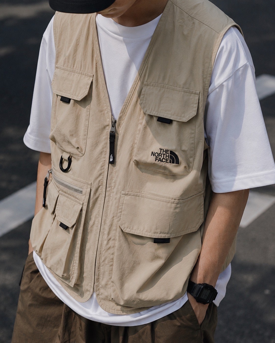 The North Face 立體多口袋 山系機能工裝背心 |限時折扣|