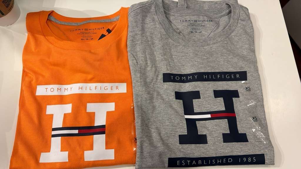 AG082 Tommy Hilfiger 男裝大H字LOGO短袖TEE