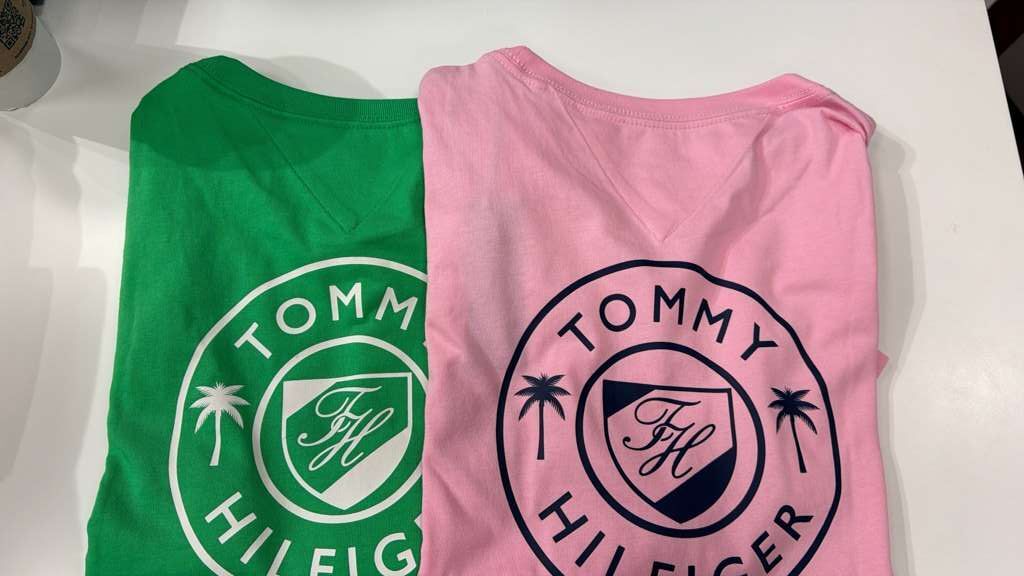 AG084 Tommy Hilfiger 男裝度假風圓框LOGO短袖TEE