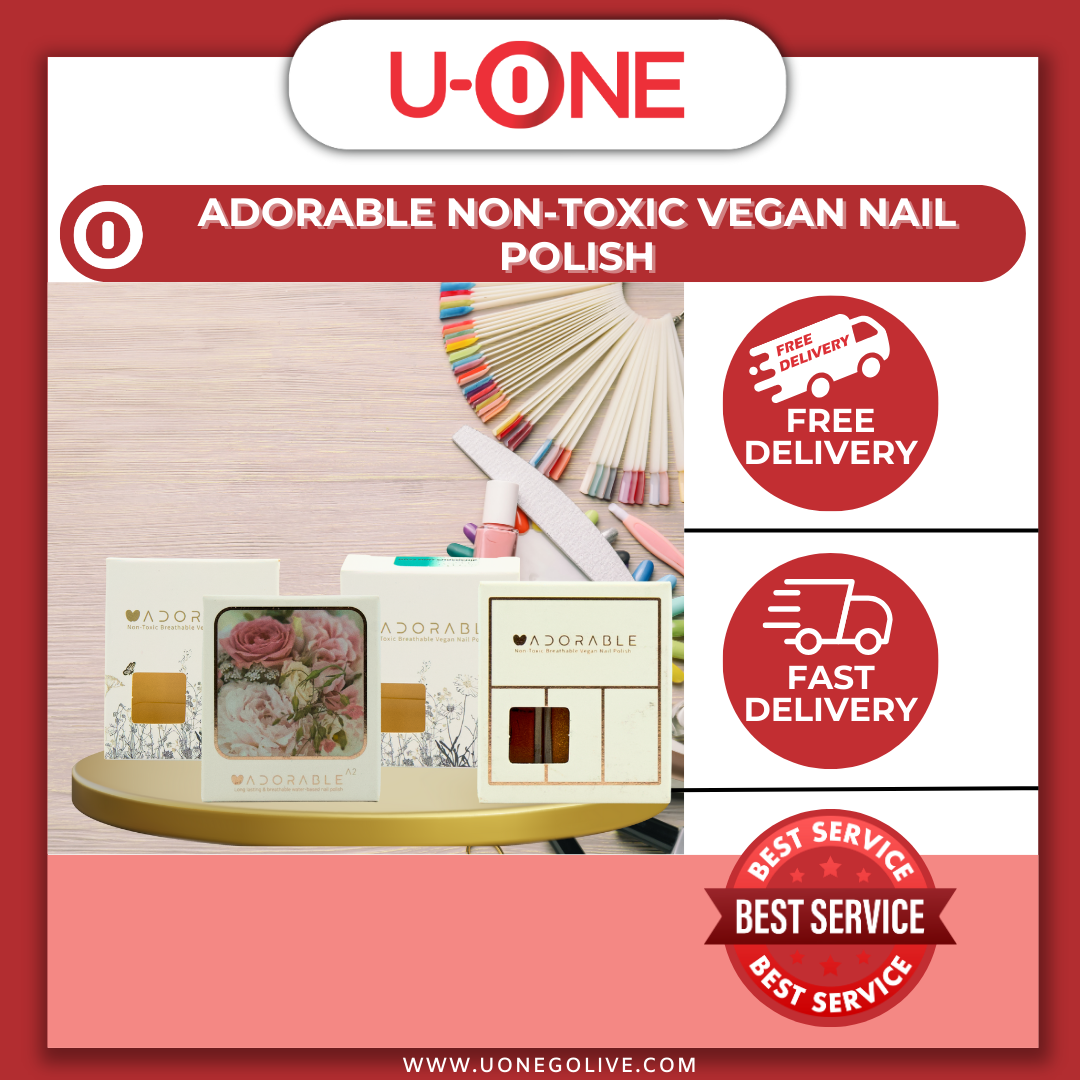 U-ONE | Korea | Adorable Non-Toxic Vegan Nail Polish | 5ml