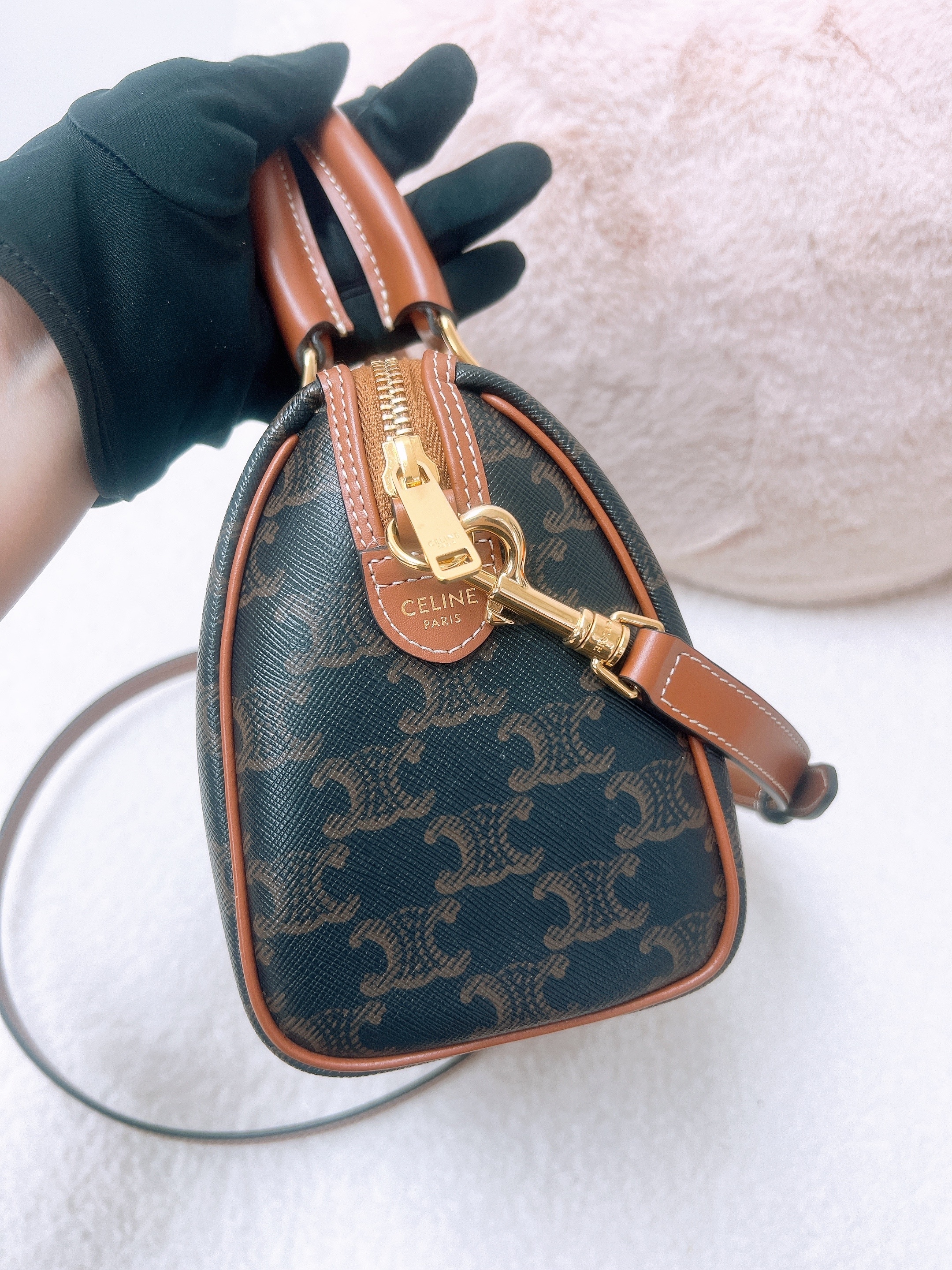 Celine boston small (brown monogram)