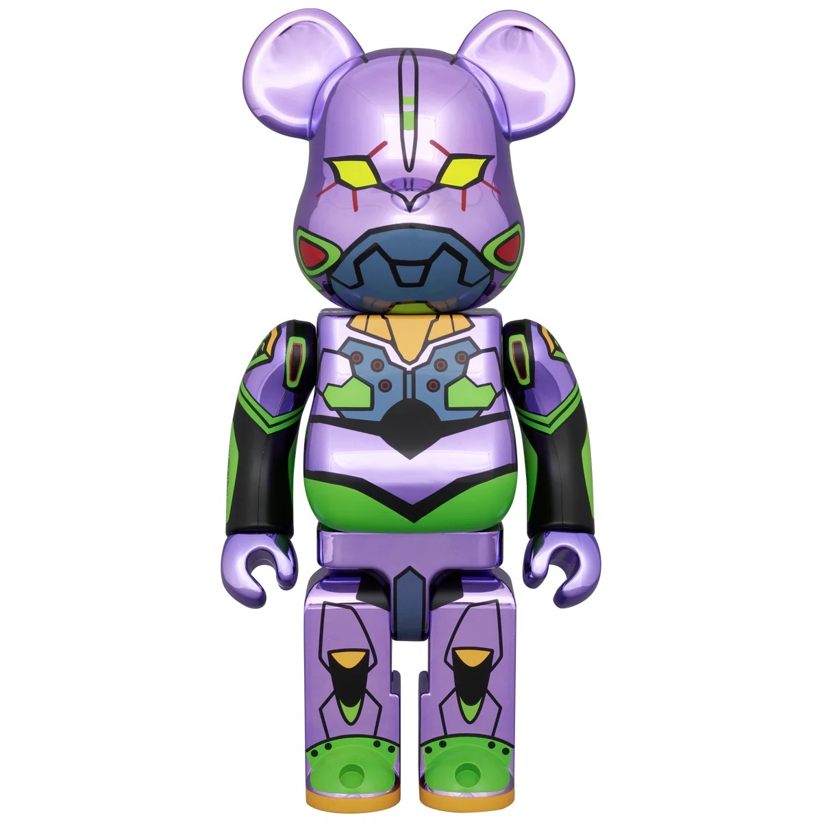 エヴァンゲリオン EVANGELION 初号機 (新塗装メッキ版) CHROME 400％ BE@RBRICK