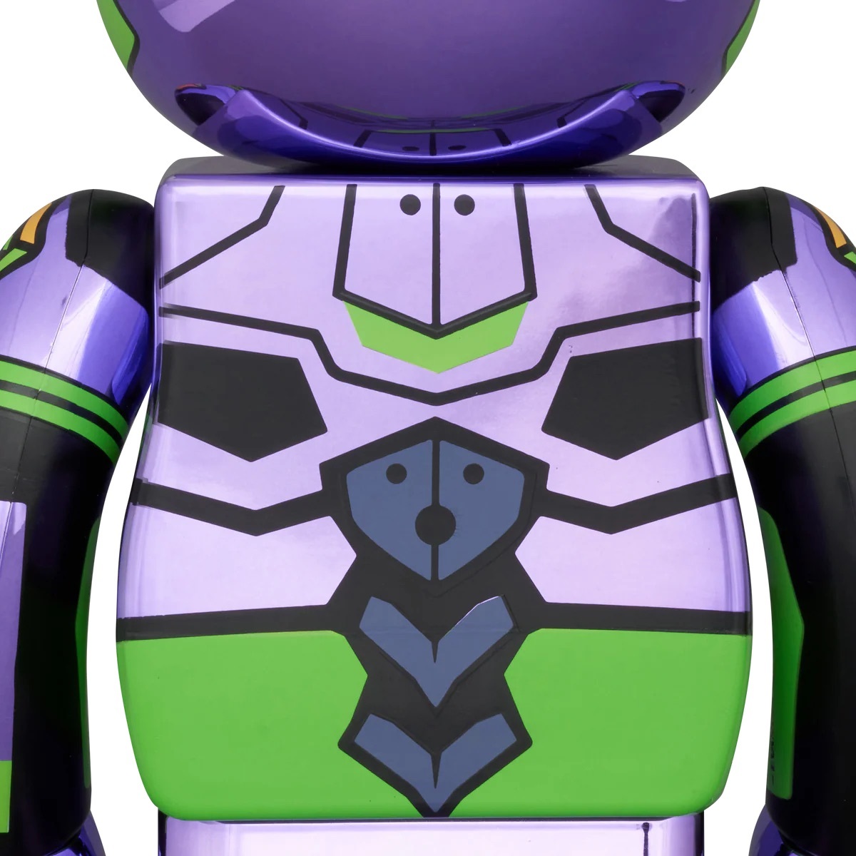 エヴァンゲリオン EVANGELION 初号機 (新塗装メッキ版) CHROME 400％ BE@RBRICK