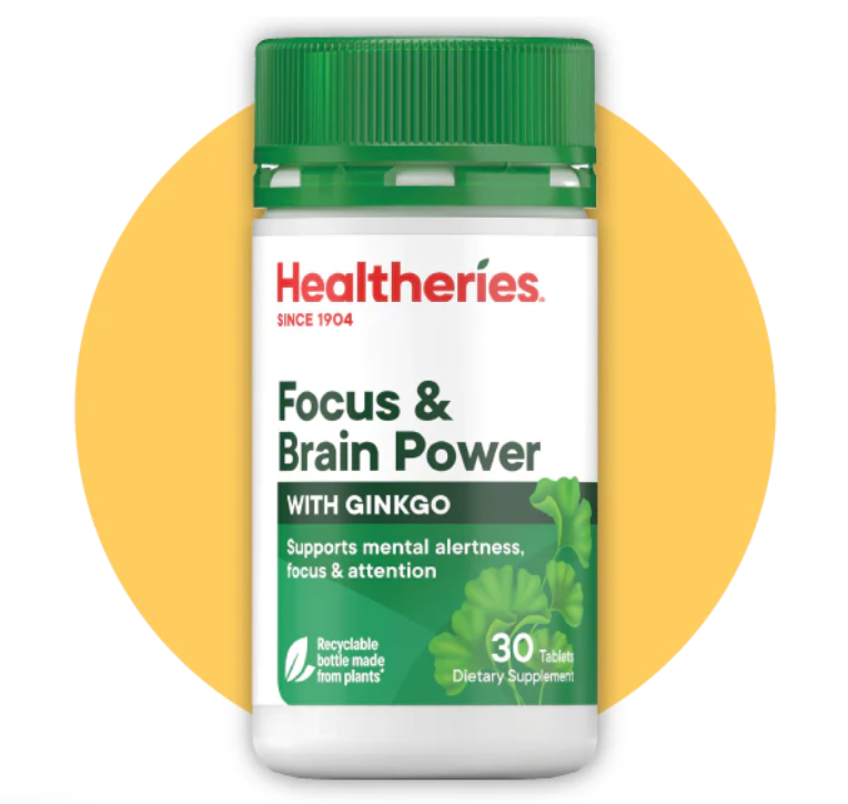 A10 Healtheries 專注力與大腦配方 30粒【買一送一】