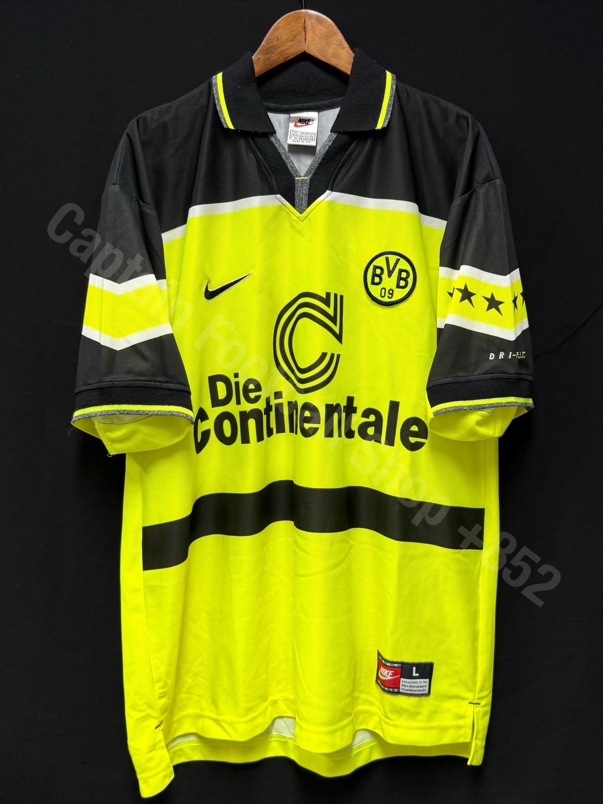 Borussia Dortmund 1997-1998 Nike Home Shirt