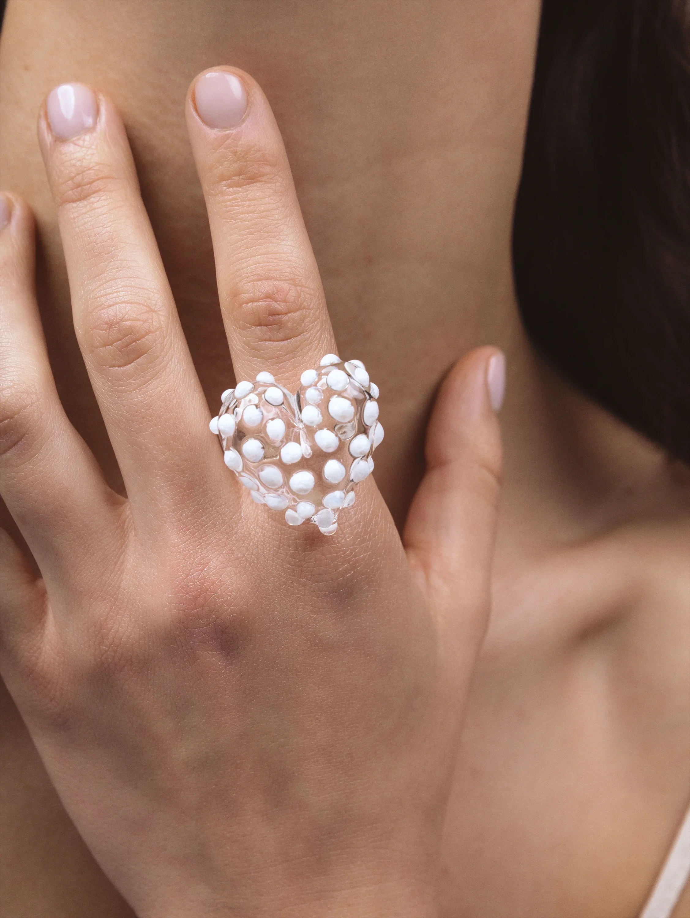Petite A - Dots Kardia Ring