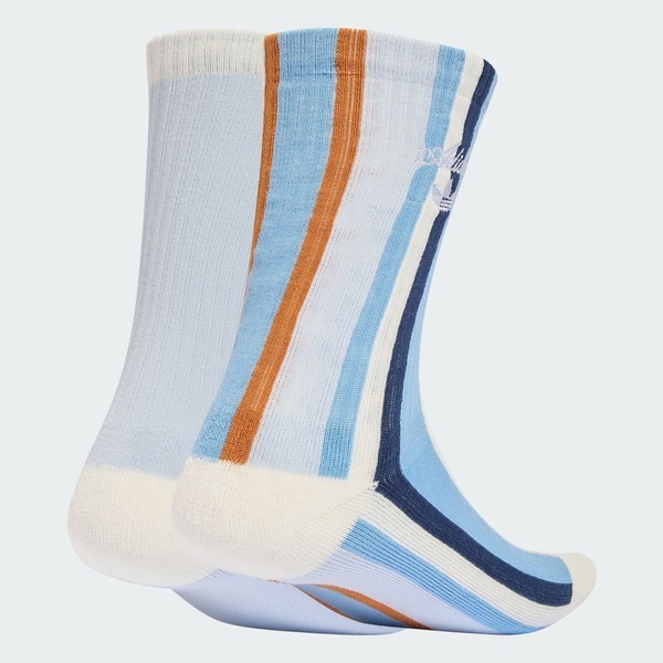Adidas 愛迪達 Cr S 2p KX5282 中筒襪 藍 棕 2雙入 色彩拼接