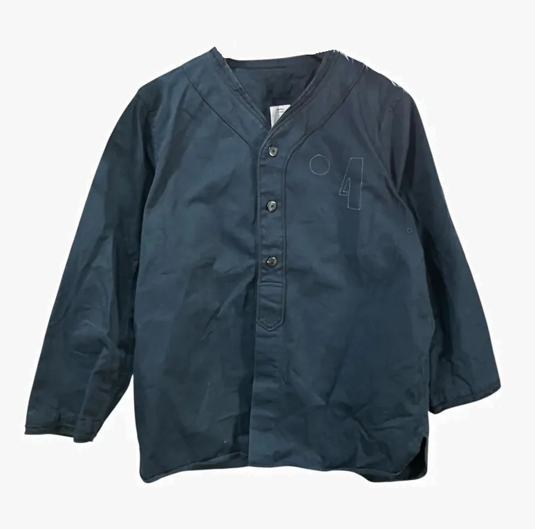 VISVIM DUGOUT SHIRT L/S (( USED A )) 中古美品 - NAVY SIZE 3 PRE ORDER ITEM (預訂中)