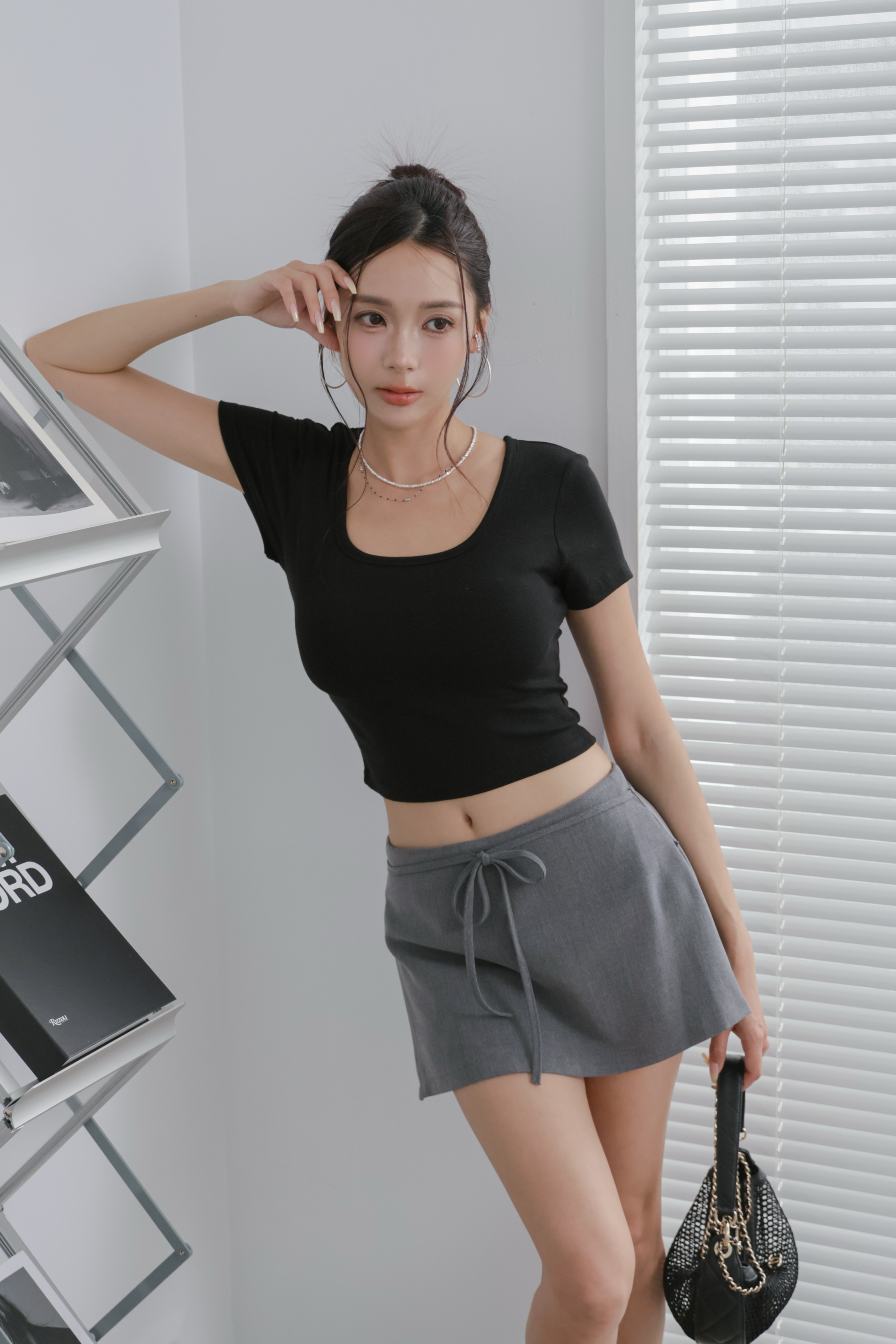 實搭方領短版BRA T Q03