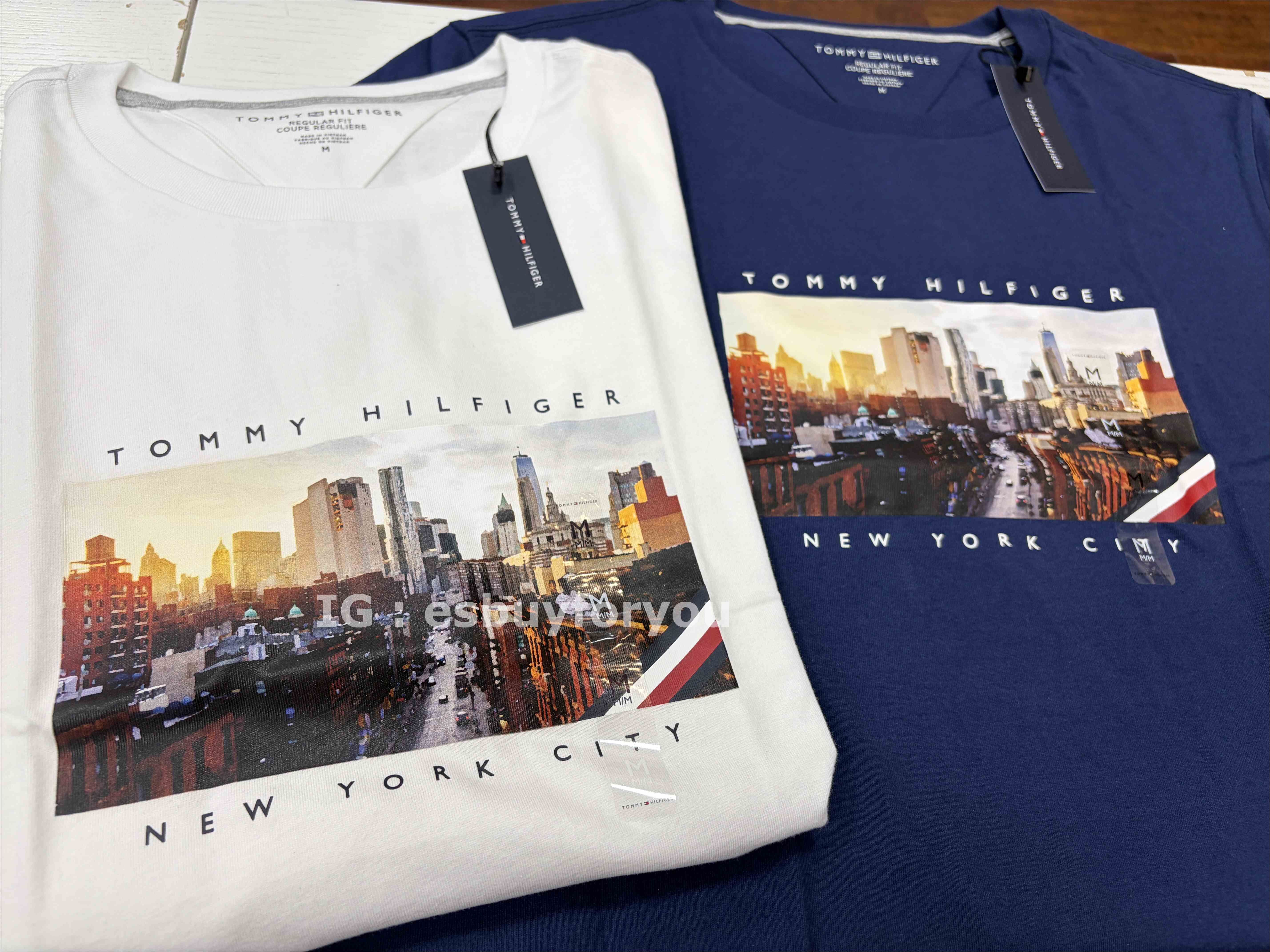 TOMMY 男大人 NYC城市圖案 短TEE (2色)