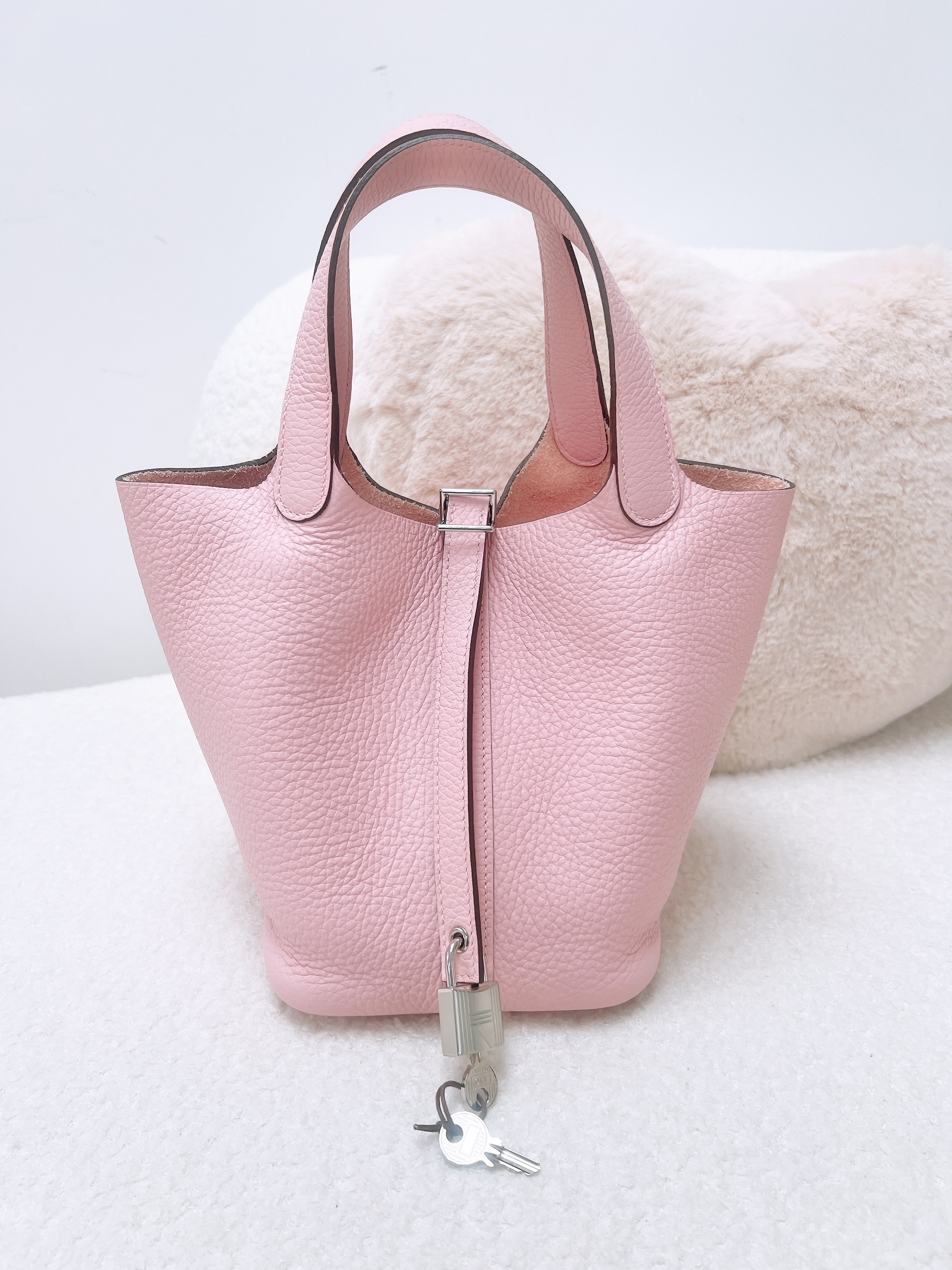 Hermes picotin 18 (sakura/ pink/ stamp b)