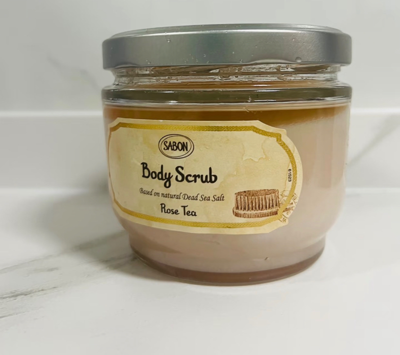 SABON 身體磨砂膏 320g - 玫瑰茶語