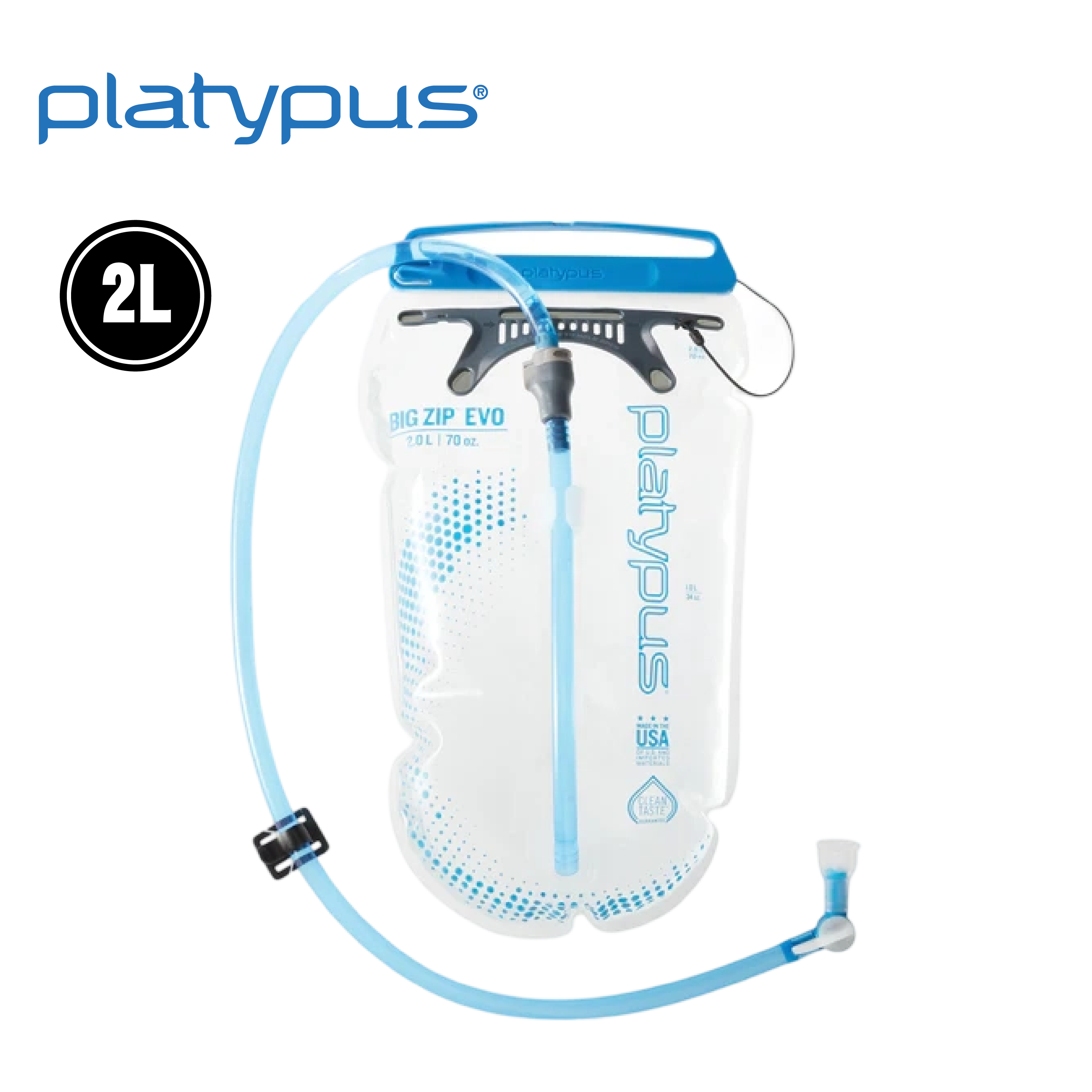 Platypus 美國 BIG ZIP™ EVO 大開口吸管水袋 2L 52PLP10858