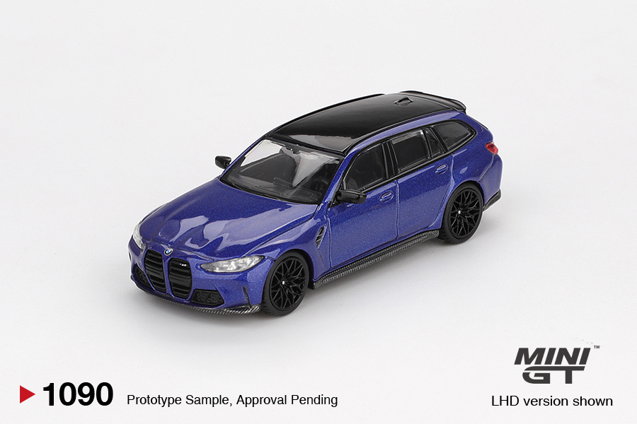 Mini GT #1090 1/64 BMW M3 Competition Touring 波爾蒂芒藍金屬 (左軚版)