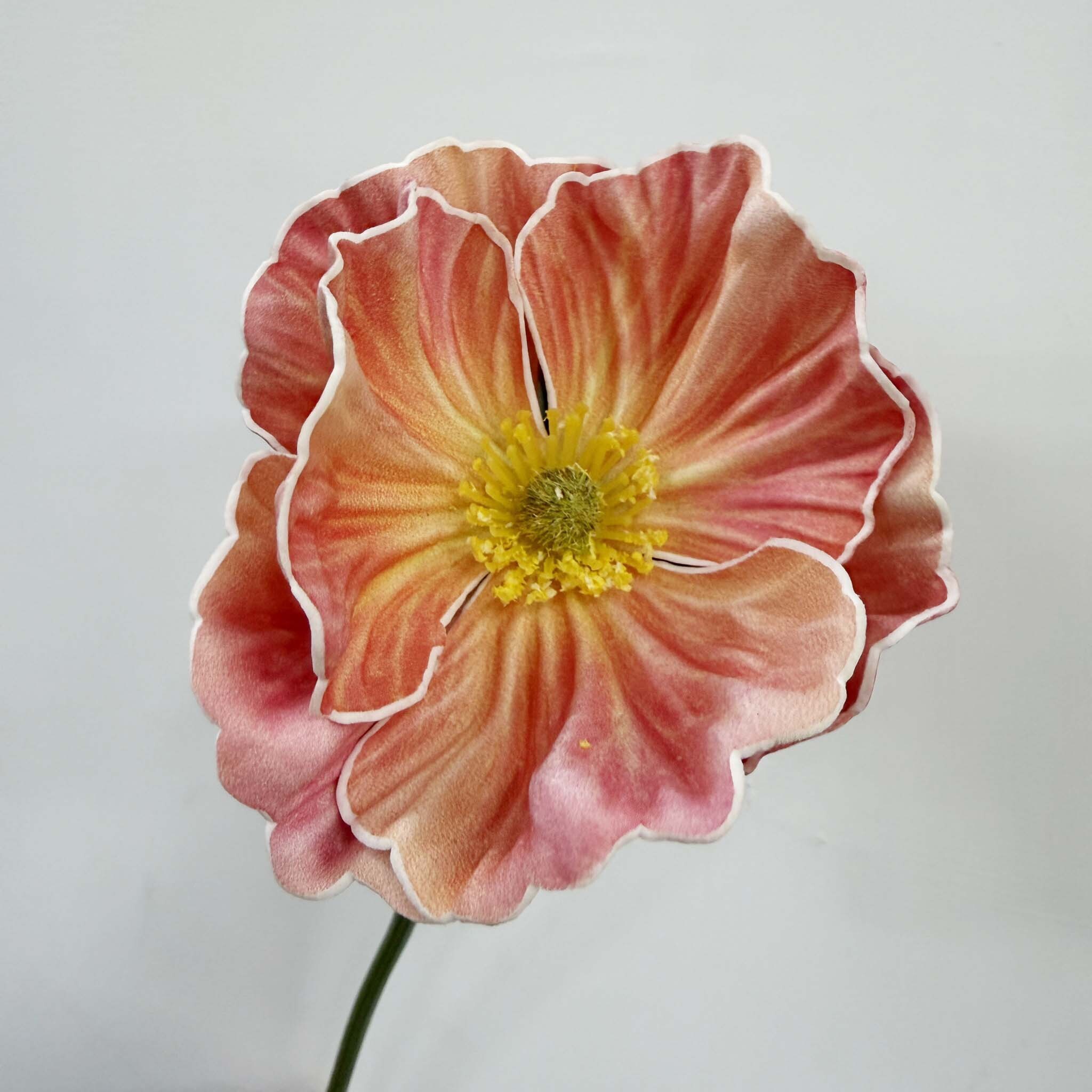 仿真EVA單支虞美人(罌粟花)