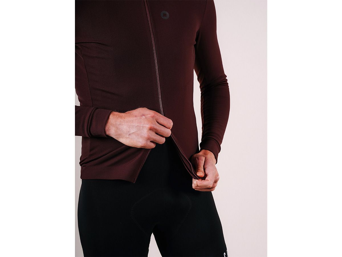The Service Course Men Long Sleeve Winter Jersey 男款長袖車衣 巧克力色