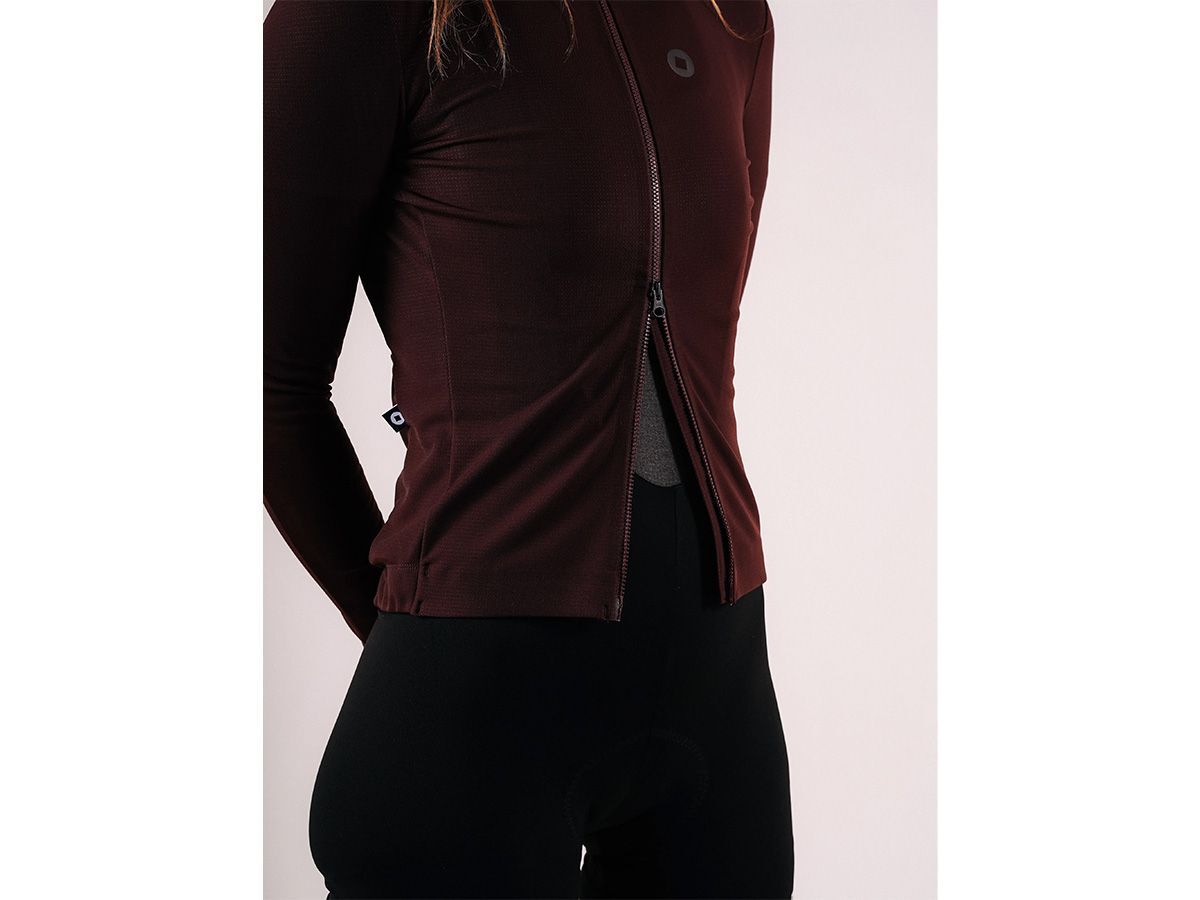 The Service Course Women Long Sleeve Winter Jersey 女款長袖車衣 巧克力色