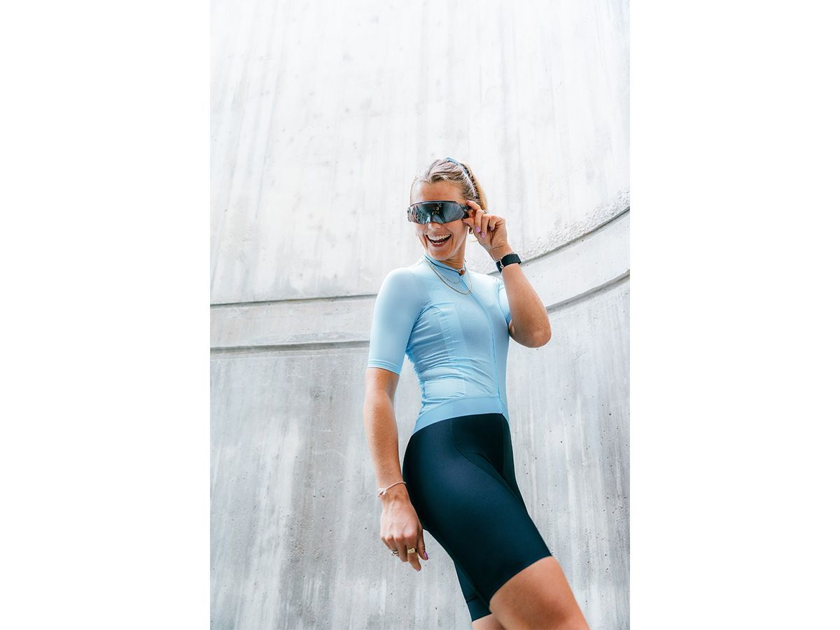 The Service Course Women's Short Sleeve Jersey 女款短袖車衣 - 天空藍