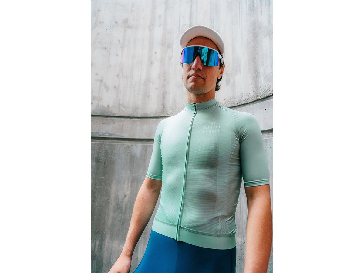 The Service Course Men's Logo Short Sleeve Jersey 男款短袖車衣 - 薄荷綠