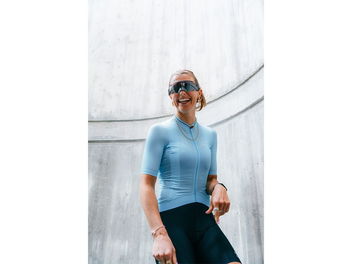 The Service Course Women's Short Sleeve Jersey 女款短袖車衣 - 天空藍