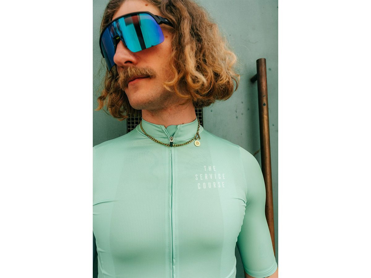 The Service Course Men's Logo Short Sleeve Jersey 男款短袖車衣 - 薄荷綠