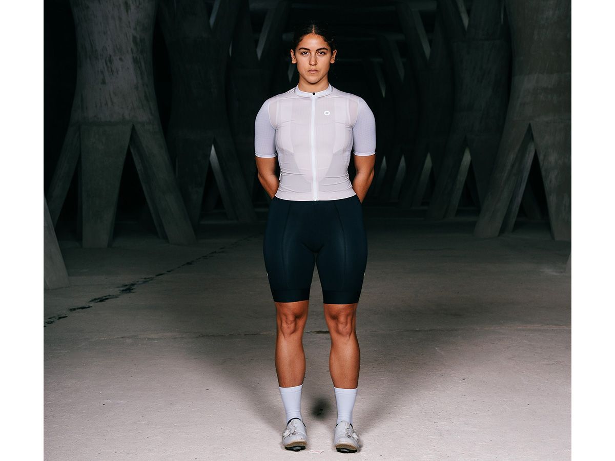 The Service Course Women's Engineered Short Sleeve Jersey 女款短袖車衣 - 米白色