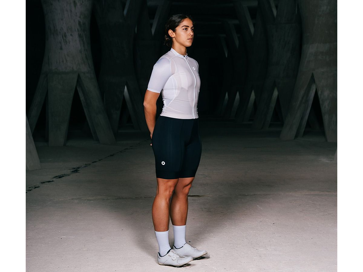The Service Course Women's Engineered Short Sleeve Jersey 女款短袖車衣 - 米白色