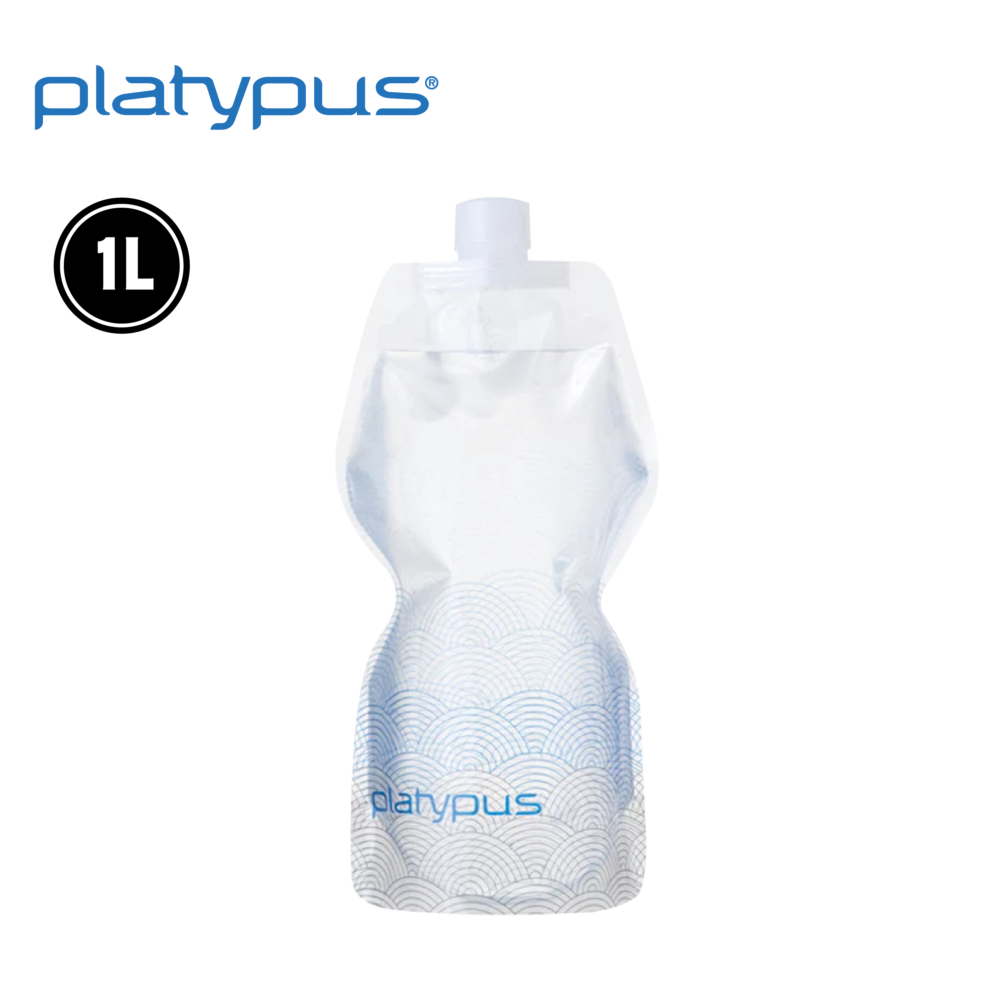 Platypus 美國 SoftBottle 軟式水瓶 1L (波濤) 52PLP09250