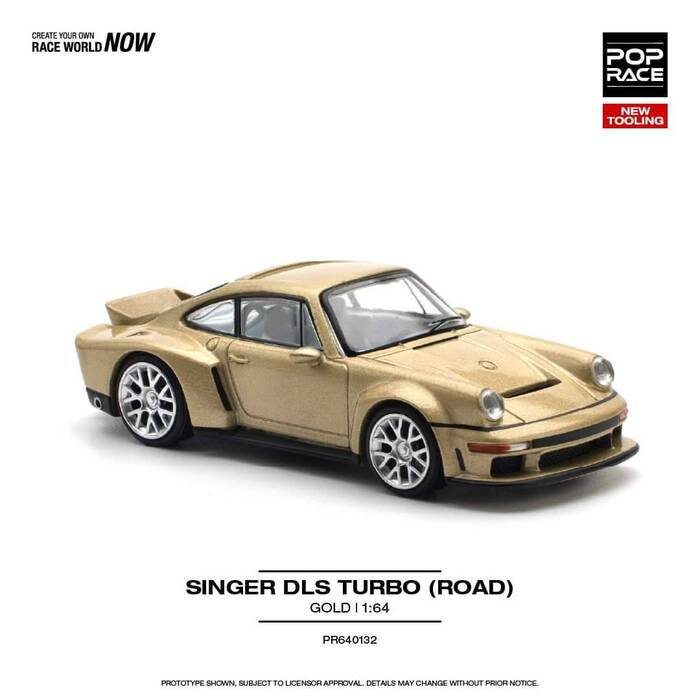 POPRACE 1/64 Singer DLS Turbo (Road) - 金色