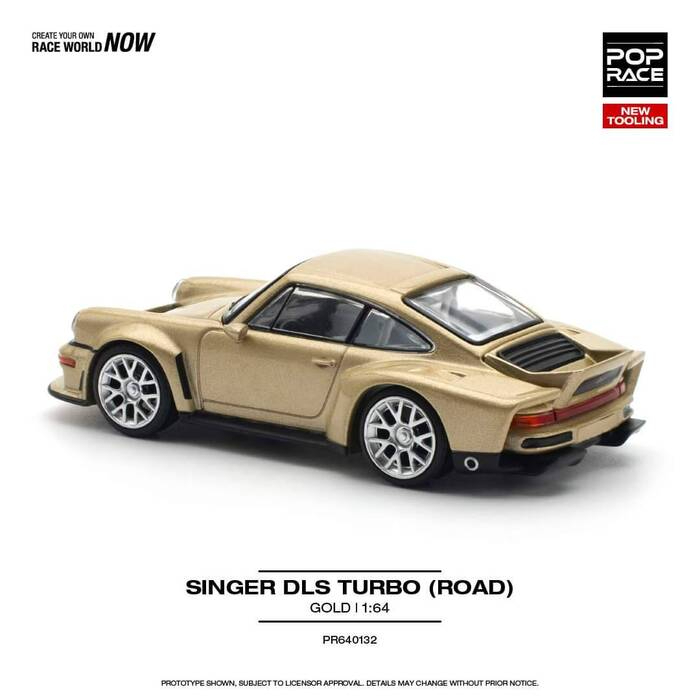 POPRACE 1/64 Singer DLS Turbo (Road) - 金色