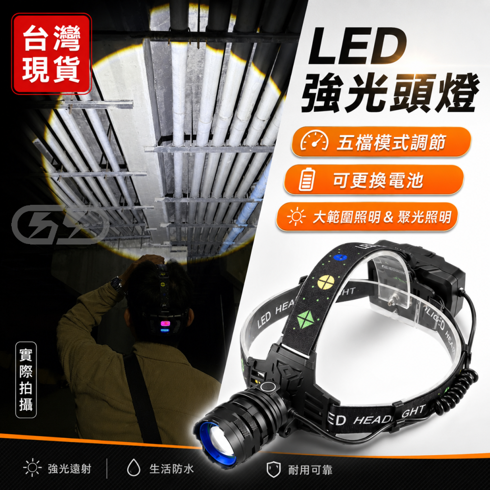 LED 強光頭燈 晶典光電