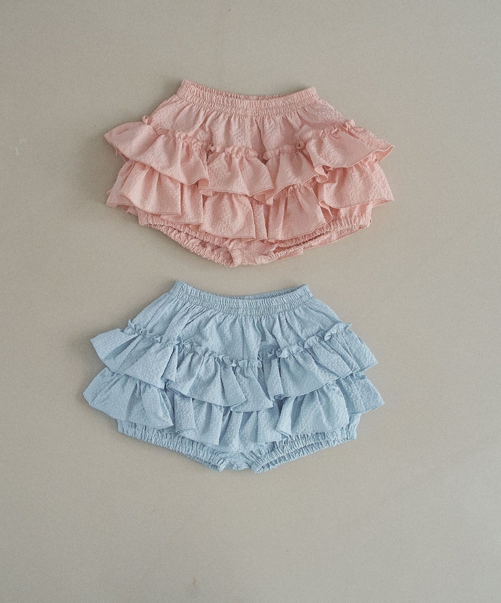 正韓夏momoann 兩色蛋糕花捲麵包褲