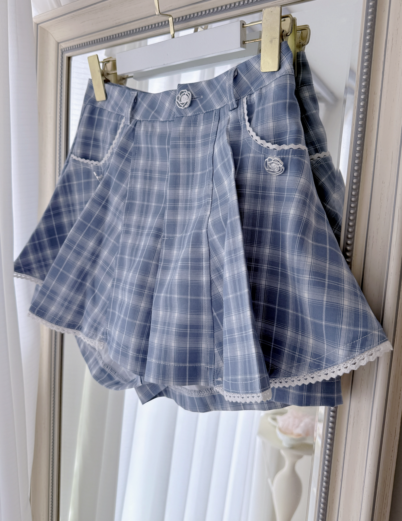 *BJ2 MADE SERIES* THE SWEETHEART CHECKERED FRILL SKIRT 260524
