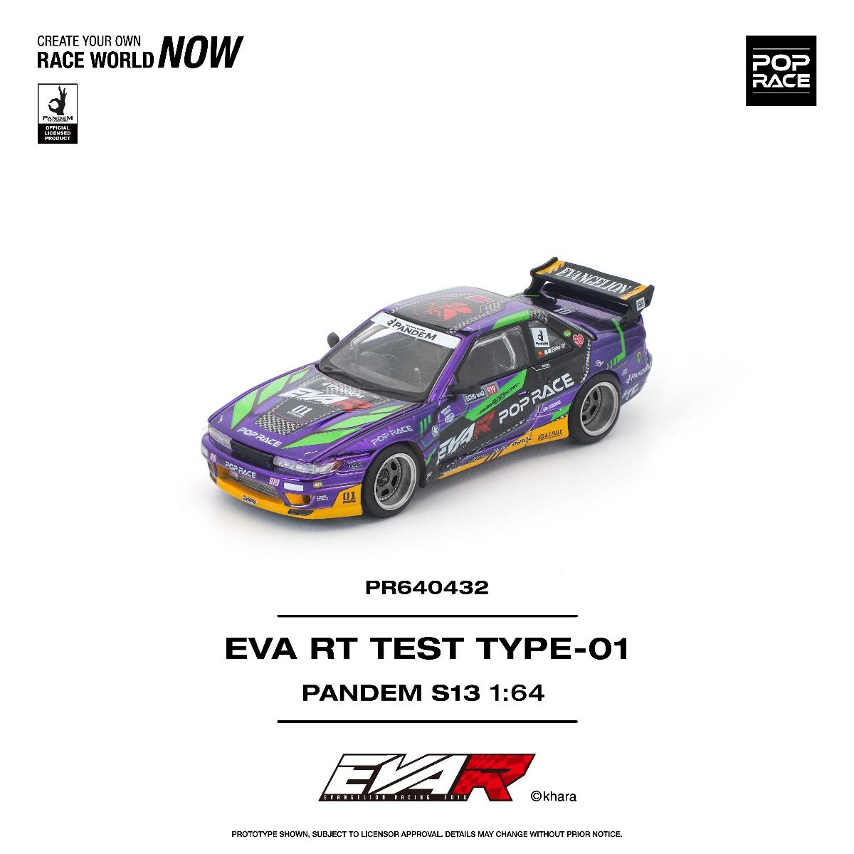 POPRACE 1/64 PANDEM S13 EVA RT TEST TYPE-01