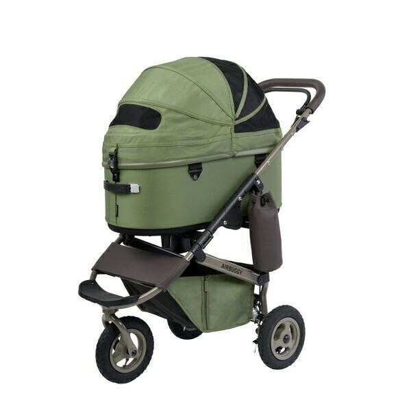 AirBuggy Dome3 Premier Regular 高級寵物手推車12kg．Moss Green