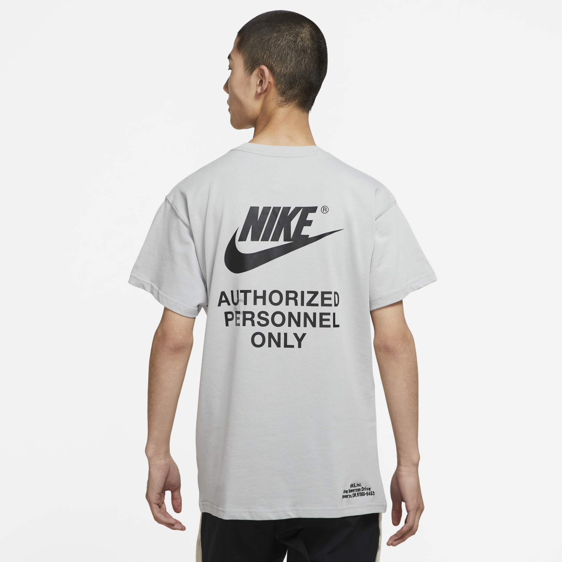 男款 NIKE AS M NSW AUTHRZD PERSONNEL TEE 灰色 落肩 寬鬆 高磅 運動 休閒 短袖 短T【DM6428-077】NKTF