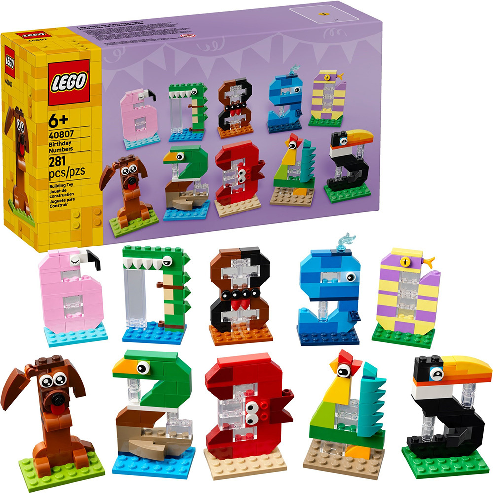 LEGO 40807 樂高積木 40807 - 生日數字