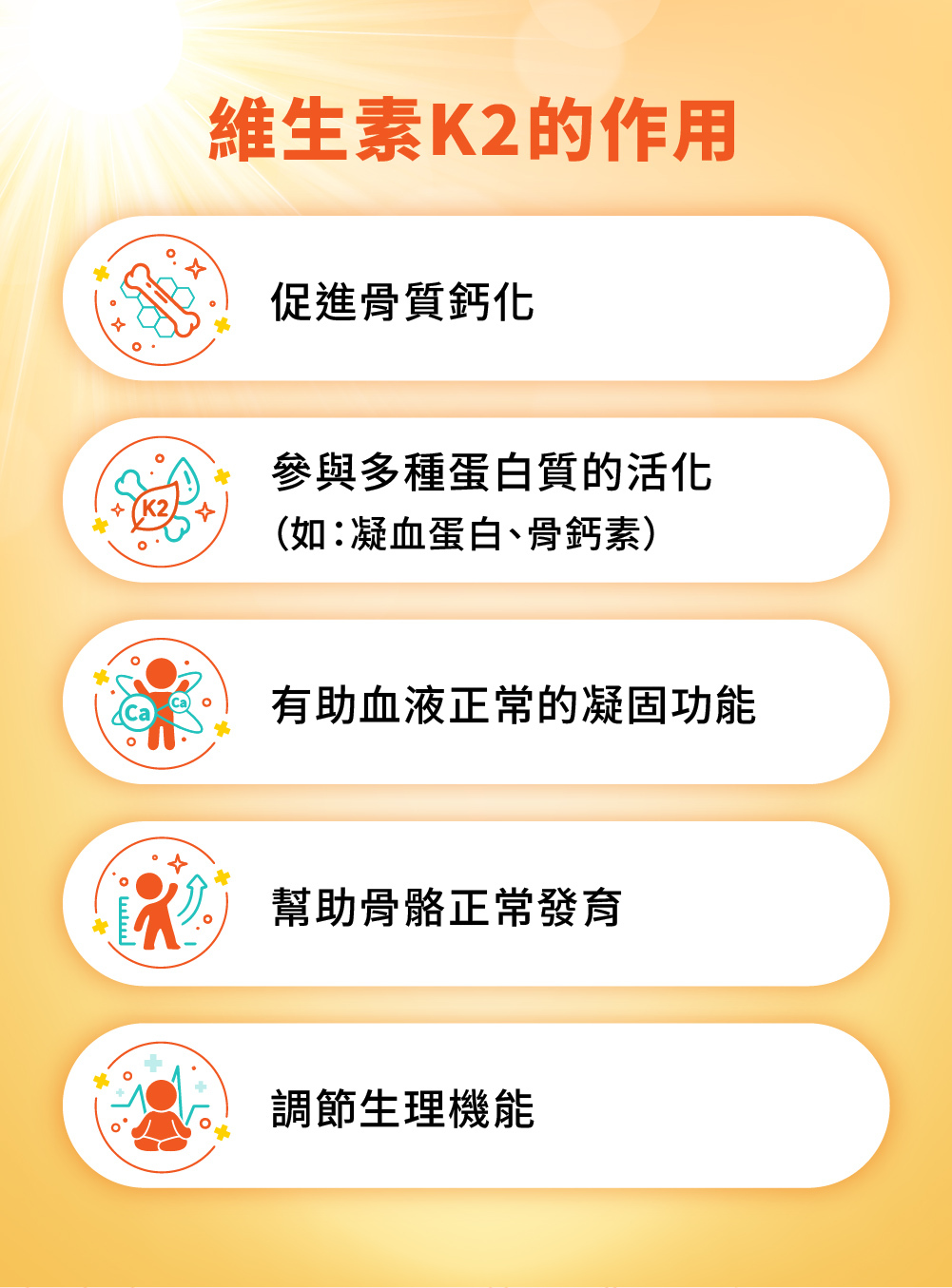 維生素K2的主要作用