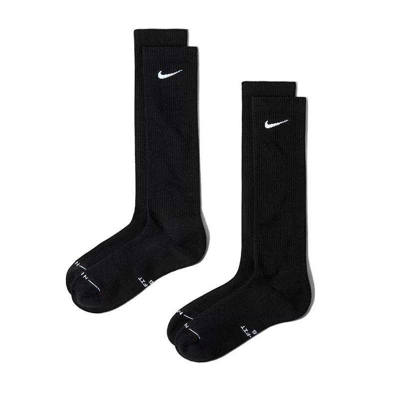 Nike Everyday Elevated Over-the-Calf Socks (2入) 黑色 速乾高筒運動襪 男女款 HQ8510-010 [台灣現貨]