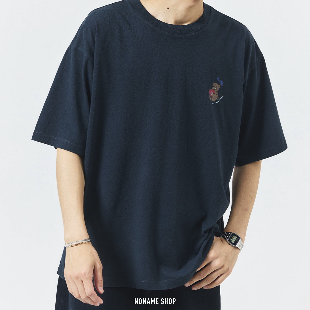 kaoyorinakami × FREAK'S STORE 聯名款 日本限定 愛心 可愛爆擊小熊 塗鴉 短袖 三色 (男款)
