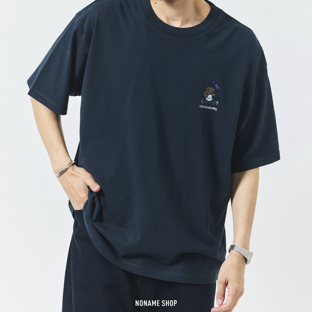 kaoyorinakami × FREAK'S STORE 聯名款 日本限定 奔跑 拳擊小熊 塗鴉 短袖 三色 (男款)