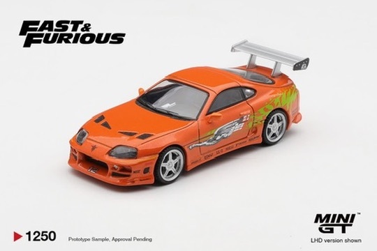 預訂 Pre Order - MiniGT 1250 Toyota Supra BOMEX “The Fast and the Furious” Brian O’Conner MGT01250-BL