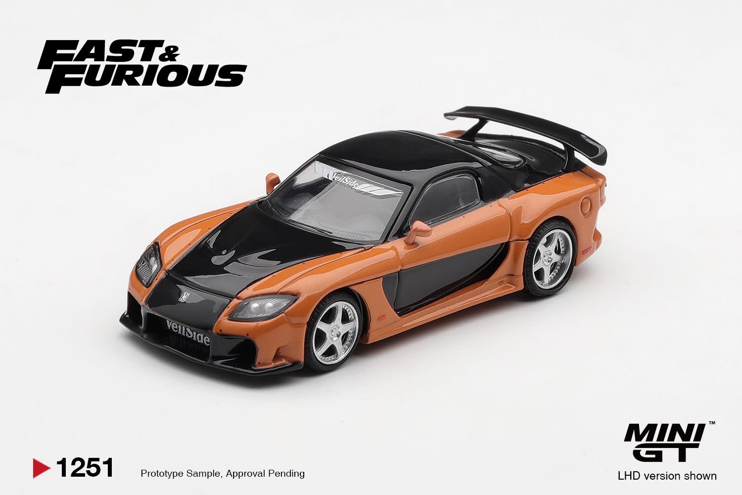 預訂 Pre Order - MiniGT 1251 Mazda RX-7 VeilSide Fortune “The Fast and the Furious: Tokyo Drift” Han Seoul-Oh MGT01251-BL