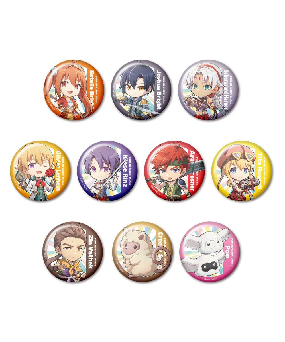 預購-空之軌跡 the 1st Q版集換式徽章 BOX販售【日本進口精品】