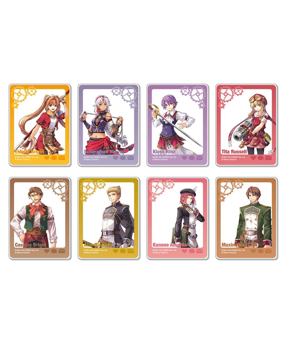 預購-空之軌跡 the 1st＆Nihon Falcom 45周年紀念 集換式壓克力小卡 Ver.A BOX販售【日本進口精品】