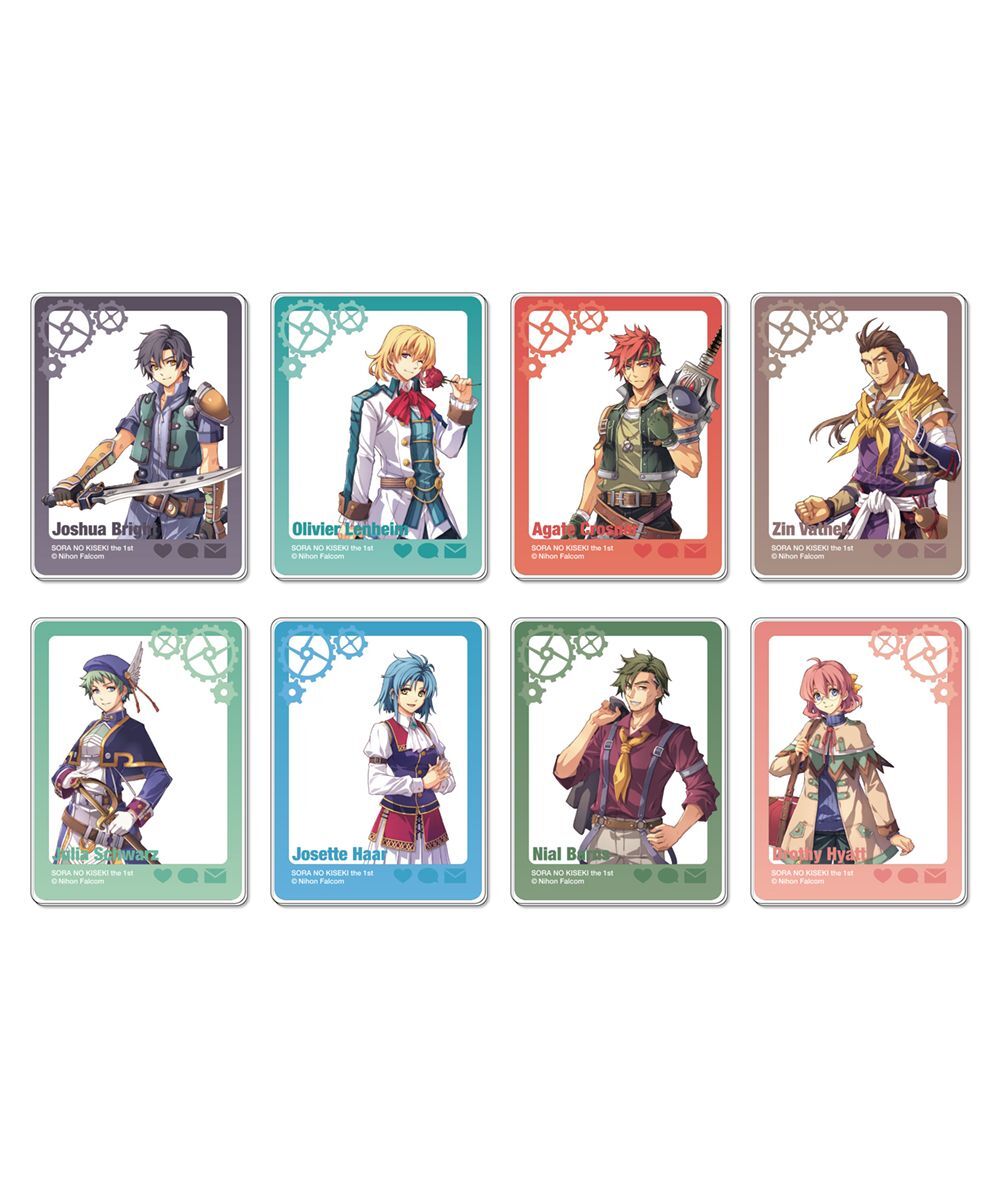 預購-空之軌跡 the 1st＆Nihon Falcom 45周年紀念 集換式壓克力小卡 Ver.B BOX販售【日本進口精品】