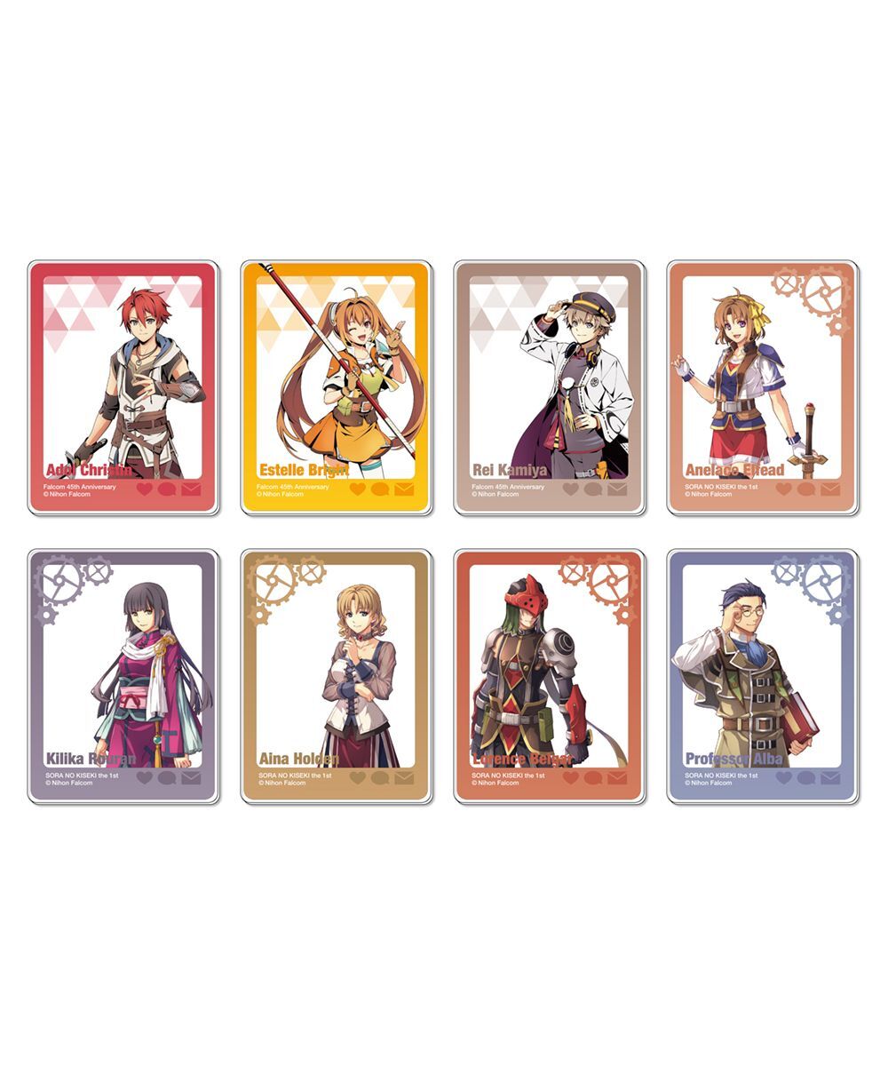 預購-空之軌跡 the 1st＆Nihon Falcom 45周年紀念 集換式壓克力小卡 Ver.C BOX販售【日本進口精品】